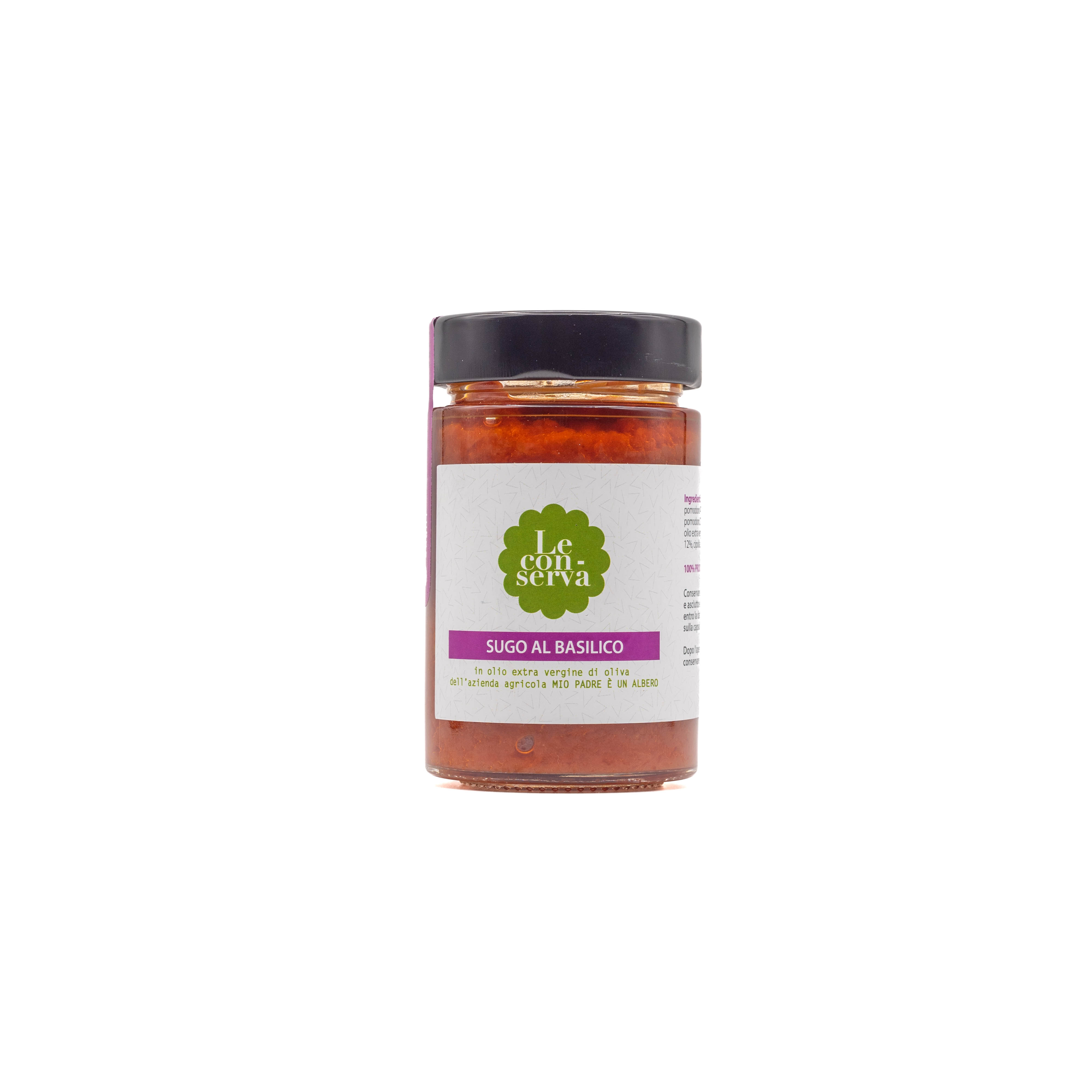 Handgemachte Tomatensauce mit Basilikum